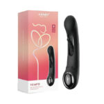 Tempo App-Controlled Tapping G-Spot Vibrator - Black - Image 3