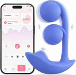 Melody Wearable Dual Vibrator - Blue - Image 3