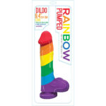 Pumped Rainbow Silicone Dildo - Image 2