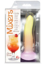 Mixers Tequila Sunrise 8 Dildo - Yellow Orange Pink