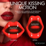 Magic Kiss Kissing Clitoral Stimulator With Thrusting Vibrator - Red - Image 7