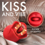 Sweet Kiss Kissing  Vibrating Clitoral Stimulator - Red - Image 2