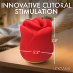Sweet Kiss Kissing  Vibrating Clitoral Stimulator - Red - Image 4
