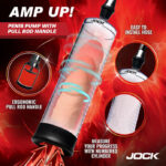 Amp Up Penis Pump With Pull Rod - Clear - Image 2