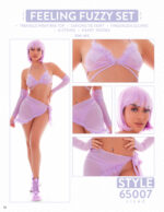 Feeling Fuzzy 5pc Set - Medium-large Lilac - Image 2