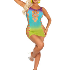 Seamless Ombre Mini Dress O-s - Ocean