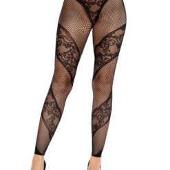 Azura Footless Tights O-s - Black