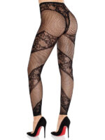 Azura Footless Tights O-s - Black - Image 2