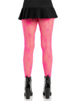 Star Net Tights - Os - Neon Pink - Image 2