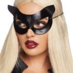 Vinyl Cat Mask - Os - Black