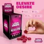Love Drops Sexual Enhancement Gummies for Her - Excite Pop Display 12ct - Image 4