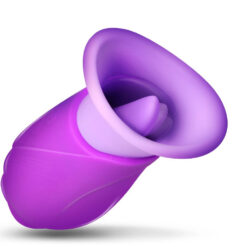 Licking Violet Sucking and Licking Vibrator Purple
