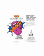 Smack Lickable Massage Oil, 3ml Pouch Display 36pc -Peach - Image 3