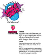 Smack Tarts Lube 3ml Pouch Display 36pc - Sour Strawberry - Image 3