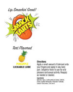 Smack Tarts 2oz Lickable Flavored Lubricant - Pineapple - Image 2