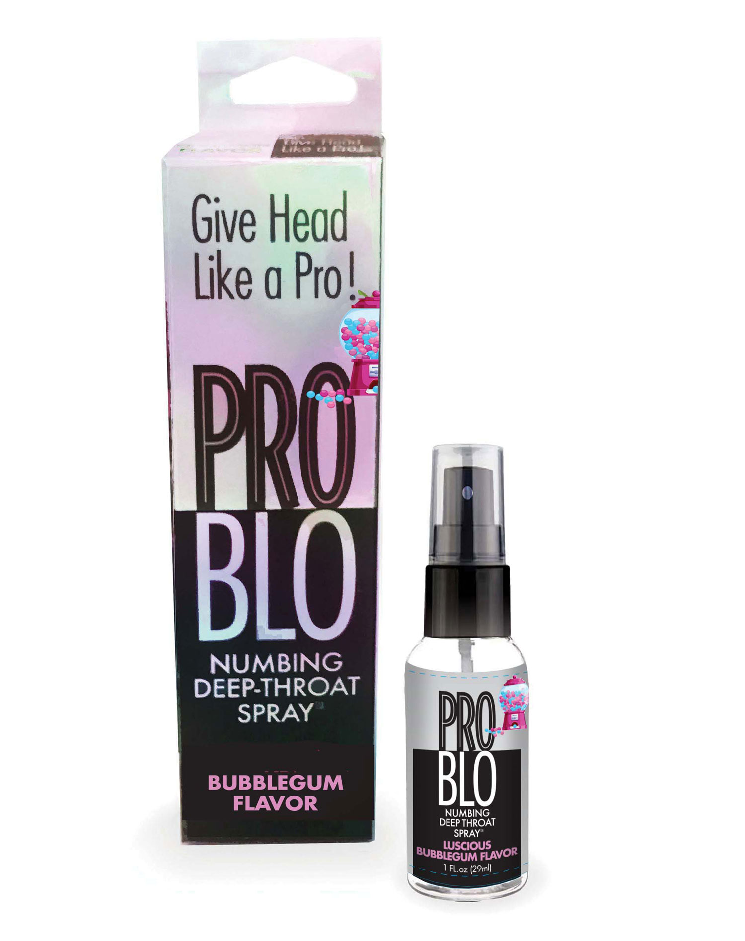 HOLG-BT524.jpg Pro Blo Throat Numbing Spray 1oz - Bubblegum - Image 1