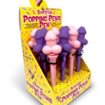 Super Fun Popping Penis Pen - Display of 12ct