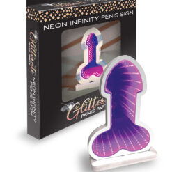 Infinity Penis Light Glitterati Penis Party - Purple