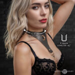 Captivate Collar With Body Chain - Black - Image 3