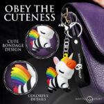 Bondage Unicorn Keychain - Image 3