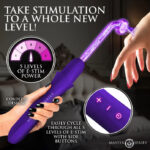 Elektrawand Rechargeable Violet Wand With Attachments Purple - Image 5