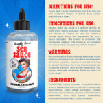 Naughty Janes Sex Sauce Natural Lubricant 8oz - Image 4