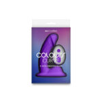 Colours Curve Vibrating 5 Dildo - Purple