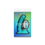 Colours Curve Vibrating 5 Dildo - Teal