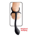 My Cockring Cring With Buttplug - Black - Image 2