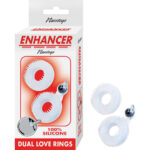 Enhancer Dual Love Rings - Clear - Image 2