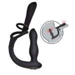 Enhancer Vibro Plug and Penis Sheath - Black - Image 2