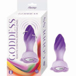 Goddess Remote Control Rotating Jewel Plug - Purple - Image 2