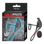 Cockpower Remote Control Cockring and Ball Cinch - Black - Image 2