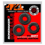 Bonemark 3-Pack Boner Cockring Kit - Black - Image 2