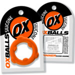 Spinner Single Silicone Ring - Orange Silicone - Image 2
