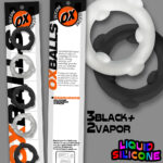 Gearheads 5 Pack Spinner Rings - Black Vapor - Image 2