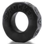 Sprocket Comfort No-Roll Cockring - Black