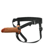 Fantasy X-Tensions Elite 6 Silicone Hollow Strap Dual Density Brown