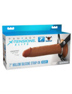 Fantasy X-Tensions Elite 7 Silicone Hollow Strap Dual Density - Brown - Image 2