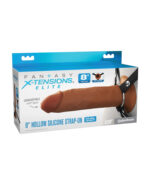 Fantasy X-Tensions Elite 8 Silicone Hollow Strap Dual Density - Brown - Image 3