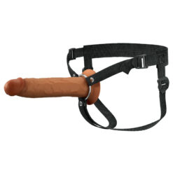 Fantasy X-Tensions Elite 9 Silicone Hollow Strap on - Brown
