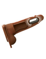 Fantasy X-Tensions Elite 6 Vibrating Hollow Silicone Strap-on - Brown - Image 5