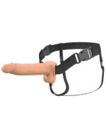 Fantasy X-Tensions Elite 8 Vibrating Hollow Silicone Strap-on - Light - Image 6