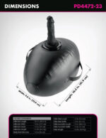 Fetish Fantasy Series Body Dock Inflatable Love Ball - Black - Image 3