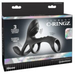 Fantasy C-Ringz Ultimate Couples Cage Max - Black