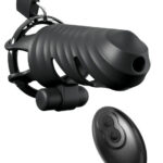 Fantasy C-Ringz Remote-Controlled Vibrating Cock Blocker - Black
