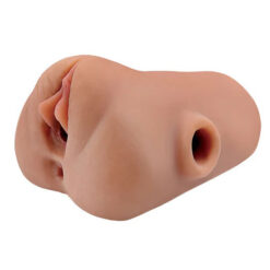 Pdx Plus Double Pounder Vibrating Squeeze Stroker - Brown