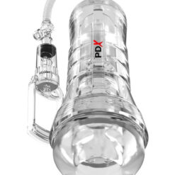 Pdx Elite Viewtube Vac XXL Pump See-Thru Ez-Grip Pump Stroker - Clear