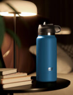 Fuck Flask - Private Pleaser - Blue Bottle - Brown - Image 3