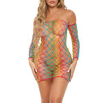 Taste the Rainbow Dress and Sleeves - Rainbow